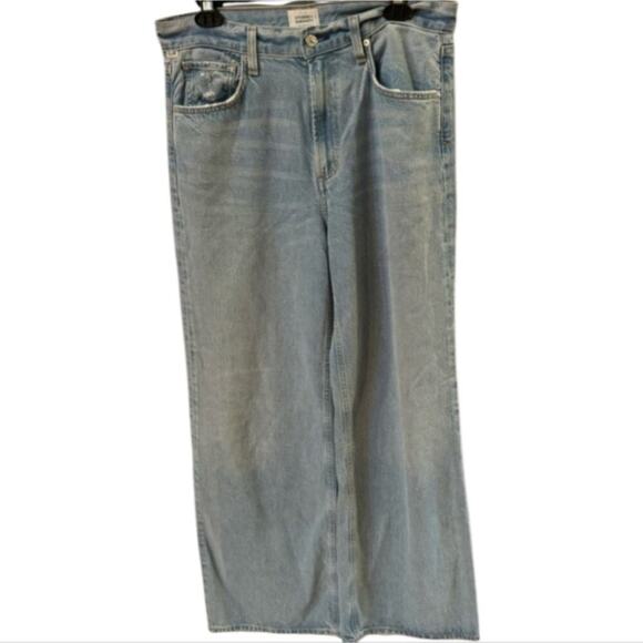 COH CITIZENS OF HUMANITY Paloma Baggy in Moonbeam Jeans Women's Size 32 New - Picture 7 of 16